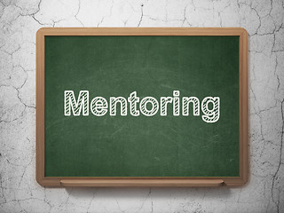 Image showing Education concept: Mentoring on chalkboard background