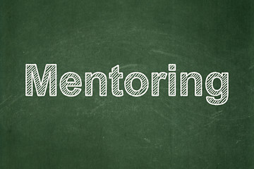 Image showing Education concept: Mentoring on chalkboard background