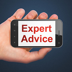 Image showing Law concept: Expert Advice on smartphone