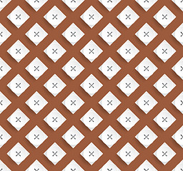 Image showing Stylish pattern design with brown background