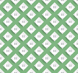 Image showing Stylish pattern design with greenish background