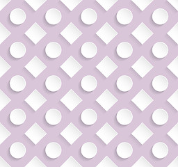 Image showing Stylish pattern design with purple background