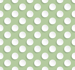 Image showing Tileable stylish background design with dots