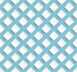 Image showing Stylish pattern design with turquoise background