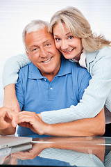 Image showing Senior Couple Embracing