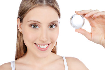 Image showing Happy Young Woman Portrait