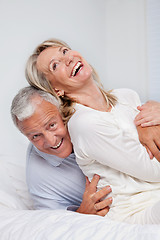 Image showing Senior Couple Laughing Together