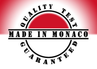 Image showing Quality test guaranteed stamp 