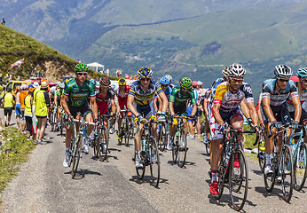 Image showing The Peloton in Mountains