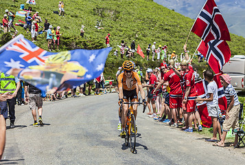 Image showing The Cyclist Romain Sicard