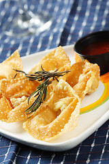 Image showing Fried chinese dumplings