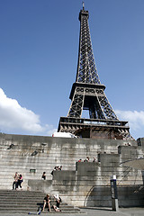 Image showing Eiffel Tower of Paris, France