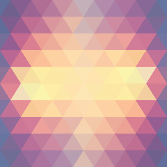 Image showing pattern geometric. Background with triangles