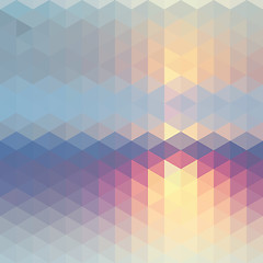 Image showing pattern geometric. Background with triangles