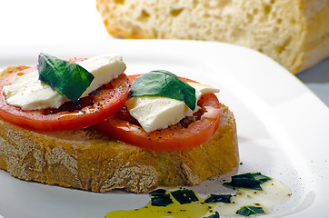 Image showing Brushetta Appetizer