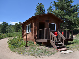 Image showing Cabin in the woods