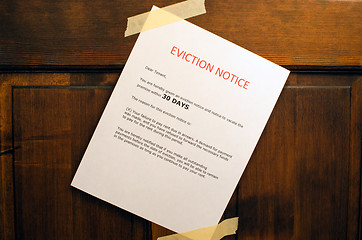Image showing Eviction Notice