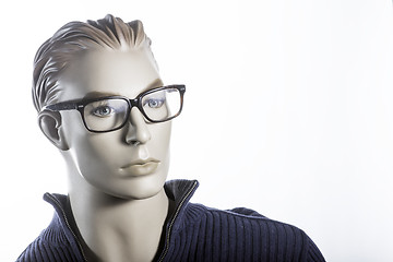 Image showing Mannequin wearing glasses
