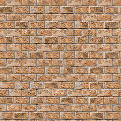 Image showing Coquina Wall. Seamless Tileable Texture.