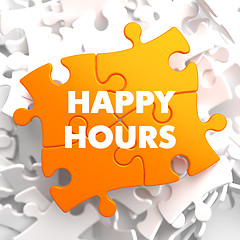 Image showing Happy Hours on Orange Puzzle.