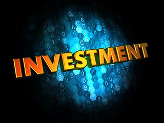 Image showing Investment Concept on Digital Background.