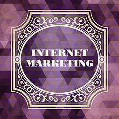 Image showing Internet Marketing. Vintage Concept.