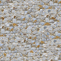 Image showing Stone Wall. Seamless Tileable Texture.