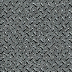 Image showing Metal Diamond Plate. Seamless Tileable Texture.