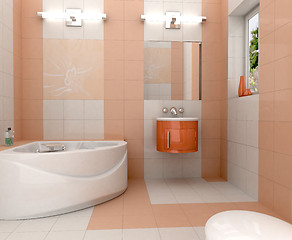 Image showing Modern bathroom