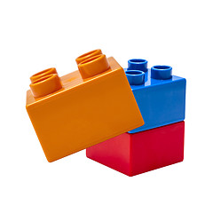 Image showing Colorful building blocks