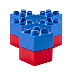 Image showing Colorful building blocks