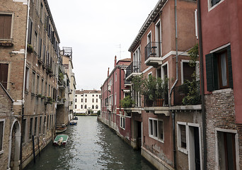 Image showing Beautiful Scene of an Alley in Venice