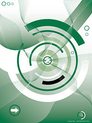 Image showing concept radiate green