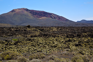 Image showing stone  los volcanes lanzarote   