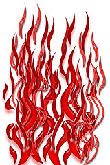 Image showing Abstract fire