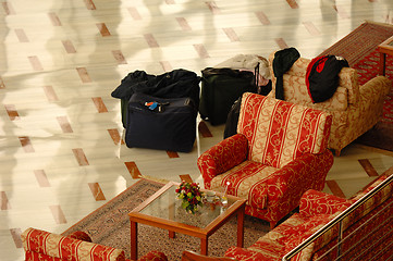 Image showing luggage in lobby