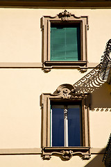 Image showing  wall and terrace in the   centre   of city lugano Switzerland S