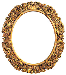 Image showing Antique gilded Frame