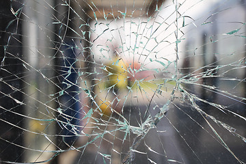 Image showing Broken glass