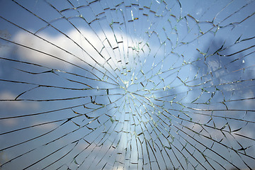 Image showing Broken glass