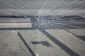 Image showing Broken glass