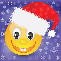 Image showing smile in a Christmas hat