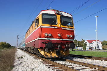 Image showing Red train