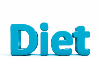 Image showing 3d word diet