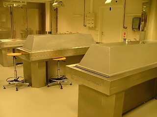 Image showing autopsy room in a medical faculty