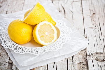 Image showing fresh lemons 