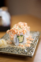 Image showing Japanese style maki sushi