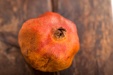 Image showing dry and old pomegranates 