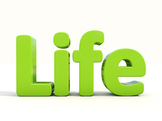 Image showing 3d word life