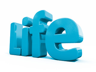 Image showing 3d word life